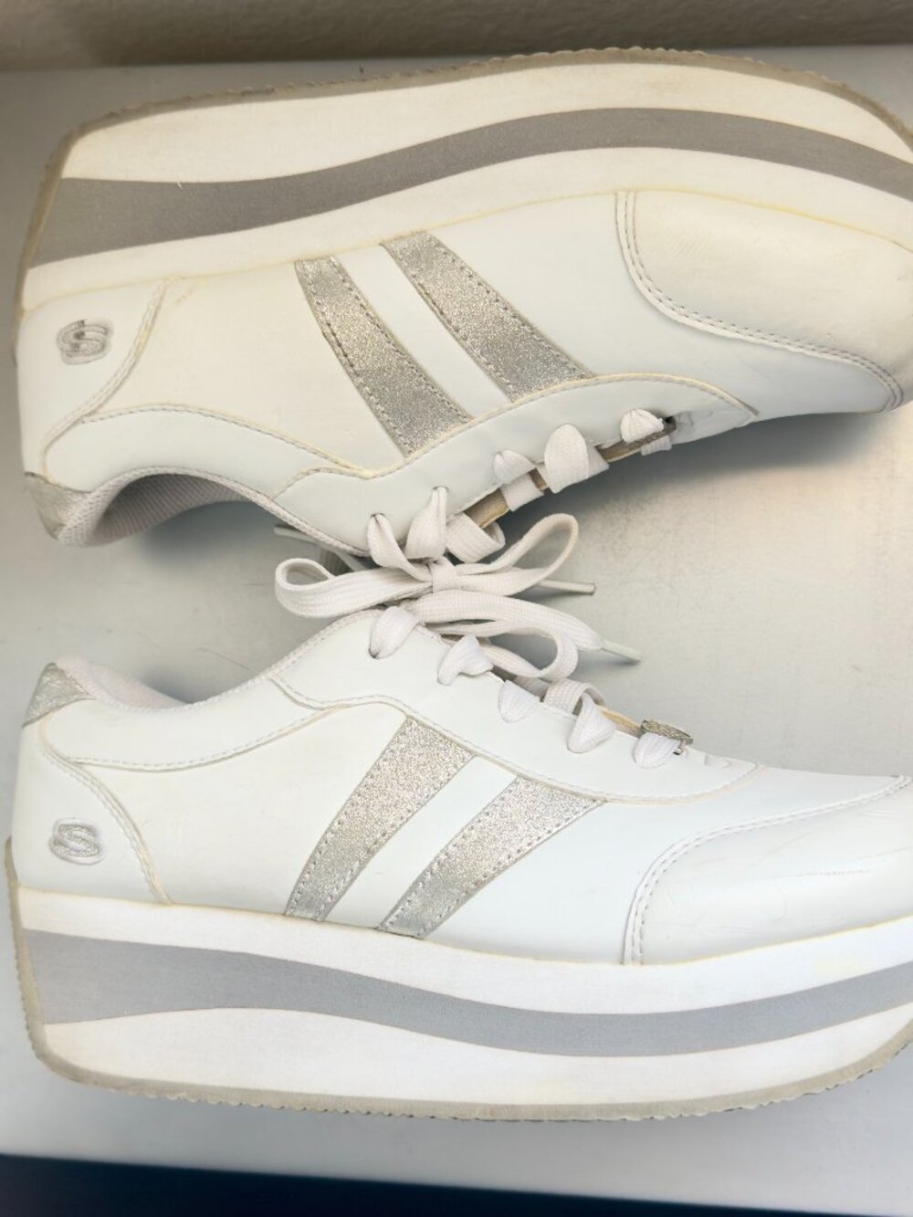 Skechers Somethin Else Platform Sneakers Women's Size 9.5